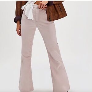 Free People Light Pink Boot Cut Pants